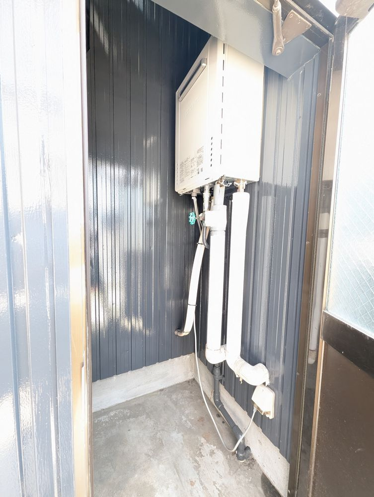 中村区沖田町戸建の収納|外部収納、メーターボックス