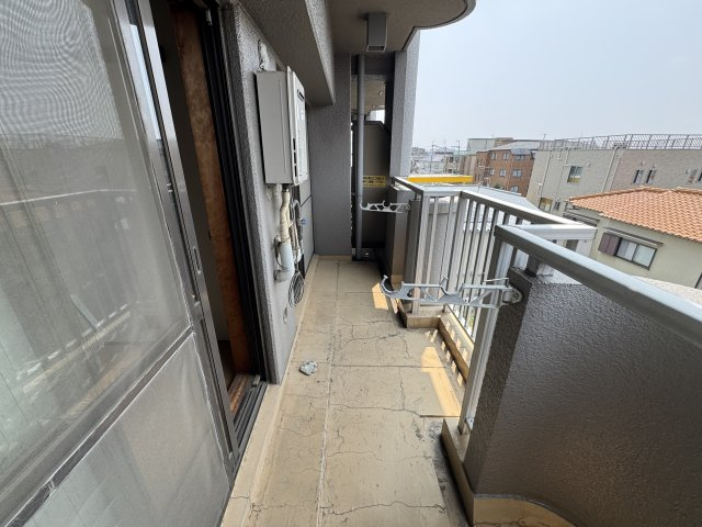 パークサイド田中２号館のバルコニー