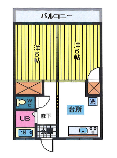 【間取り】 | ハイツ白樺