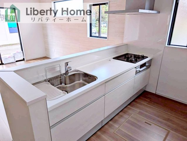 龍ケ崎市野原町4期　新築戸建　3号棟のキッチン