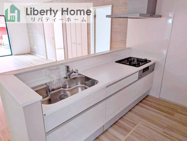 龍ケ崎市野原町4期　新築戸建　4号棟のキッチン