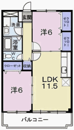 フラッツ・アイの間取り