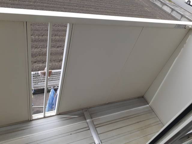 スカイコーポラスⅡのバルコニー