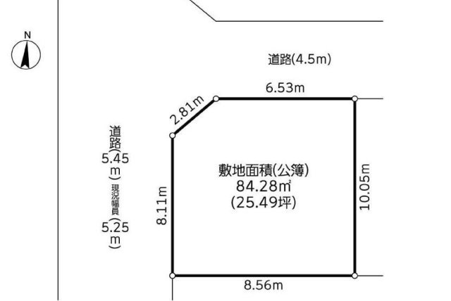 赤堤3丁目　宅地の画像