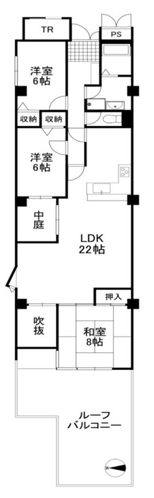 サンロード汐ノ宮の間取り