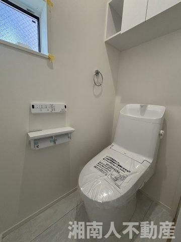 茅ヶ崎市東海岸北　新築戸建のトイレ|清潔感のあるトイレです