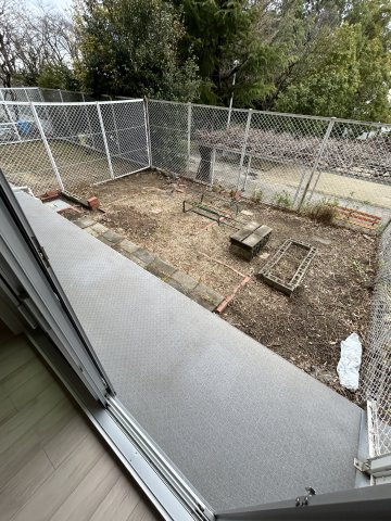 箕面東コーポラスのバルコニー