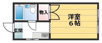 ハイツ中村の間取り