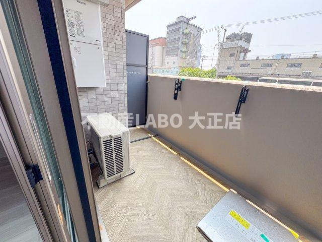 ファーストフィオーレグランフォートのバルコニー