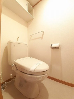 【トイレ】 | レジデンスひらお1ROO | 落ち着いたトイレです
