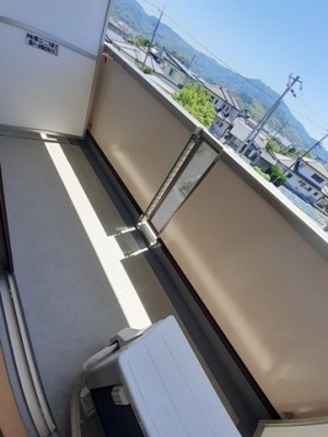 【バルコニー】 | レジデンスひらお1ROO | 落ち着いた時間を過ごせるバルコニーです