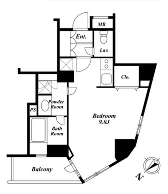 港区六本木２丁目の賃貸マンション