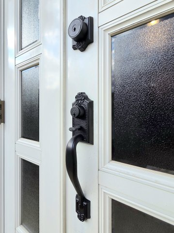 阪南市山中渓　中古戸建のその他|扉に合わせマットな質感で塗装