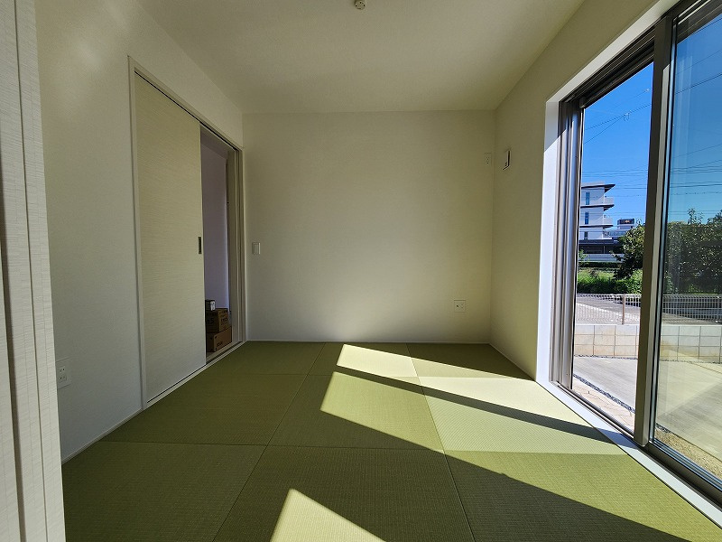 小牧市大字下末　新築戸建　3号棟の和室|畳の上でゆっくりとくつろげる和室です