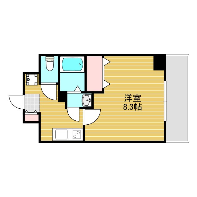 MELDIA CREST TAPP新大阪WESTの間取り