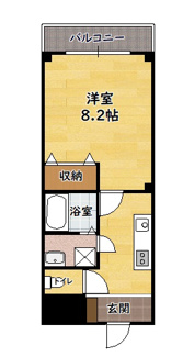 【間取り】 | コーポラス無限Ⅱ