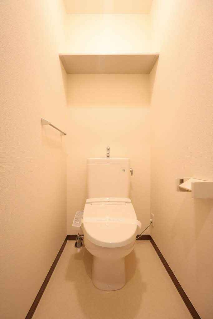 ハイライフ翠町のトイレ|落ち着いた色調のトイレです