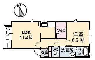 ハイライフ翠町の間取り