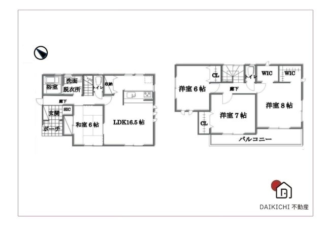 【間取り】 | 鴻巣市小松1丁目　中古戸建