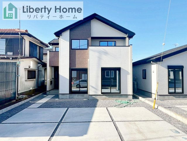 土浦市摩利山新田１期　新築戸建　１号棟の外観