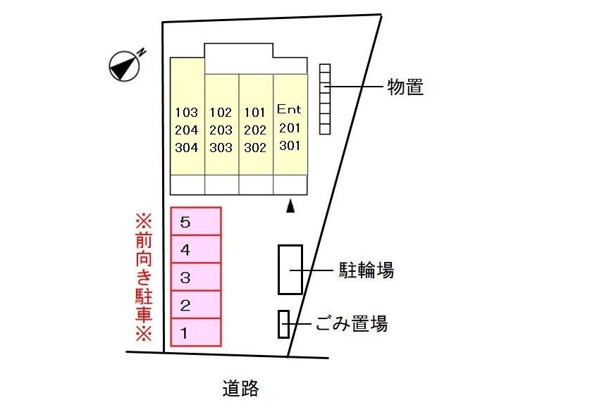 シリウス柏の区画図
