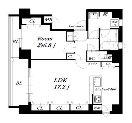 グランテージ国分町の間取り