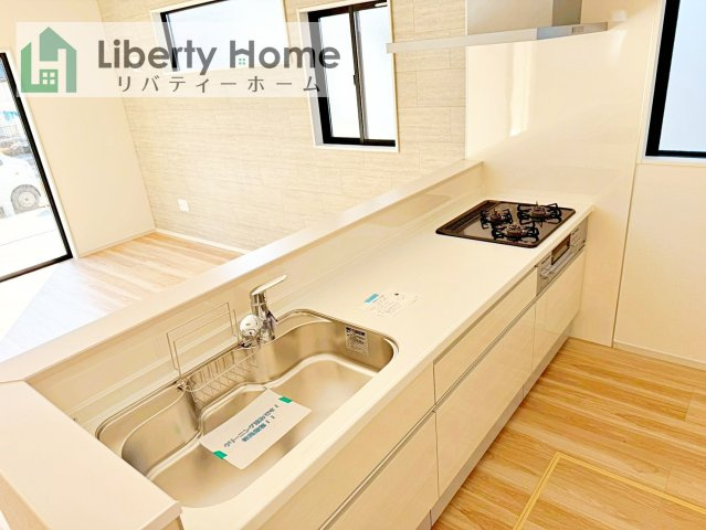 土浦市摩利山新田１期　新築戸建　3号棟のキッチン