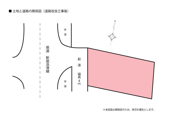 滝の宮町　売土地の区画図