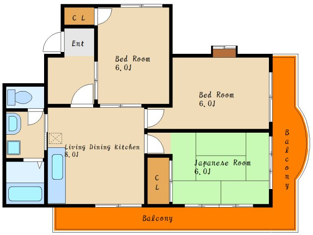 シャトー西明石の間取り