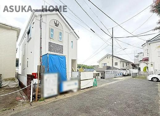 旭区上白根町新築戸建の前面道路含む現地写真|前面道路含む現地写真です