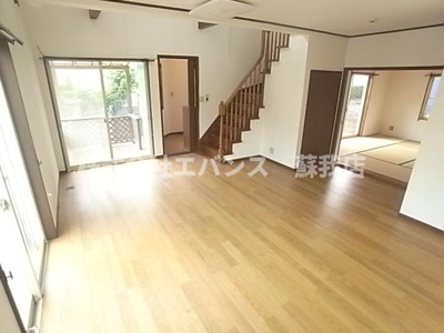 【居間・リビング】 | 千葉寺町貸家 | おしゃれなリビングです