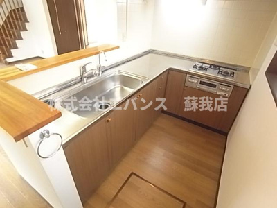 【キッチン】 | 千葉寺町貸家 | キッチンでお料理をお楽しみください