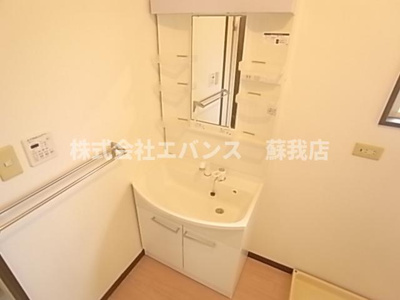 【独立洗面台】 | 千葉寺町貸家 | 独立洗面化粧台付き