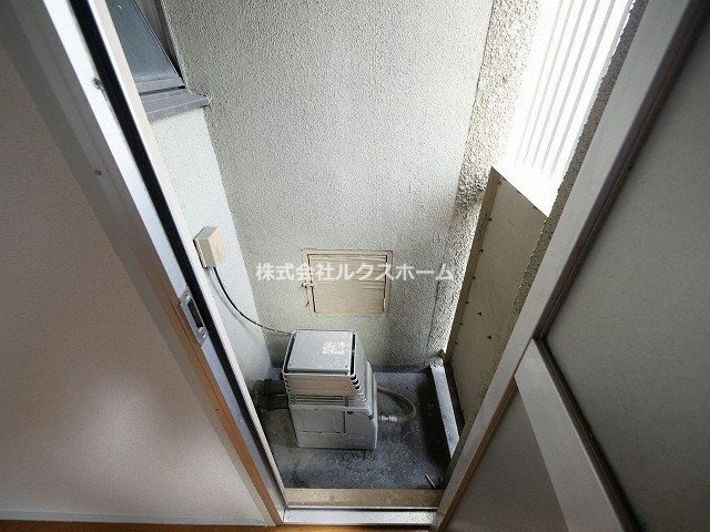 清風マンションのバルコニー