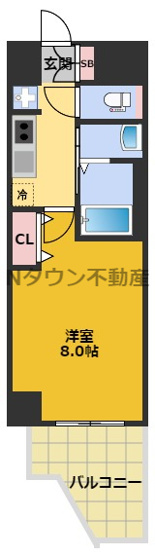 【間取り】 | エステムコート名古屋グランツ | 間取りです