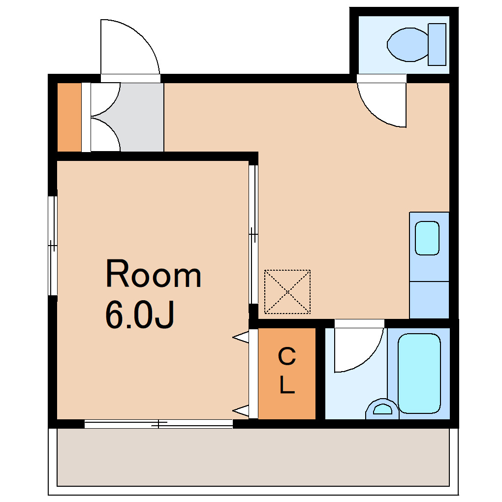 新中野コーポの間取り