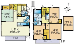 東久留米市中央町4丁目　中古戸建の画像