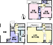 府中市白糸台１丁目新築戸建の画像