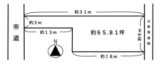 【土地図】 | 長浜市寺田町土地Ａ
