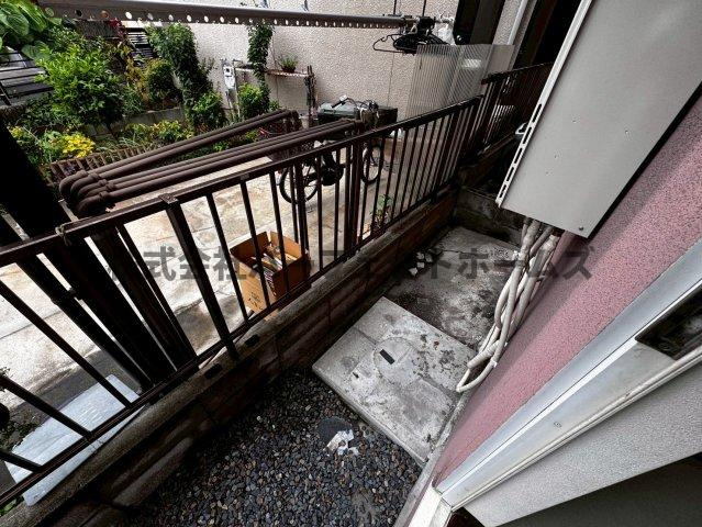 点野1丁目戸建　賃貸のバルコニー|陽当たり良好なバルコニーです