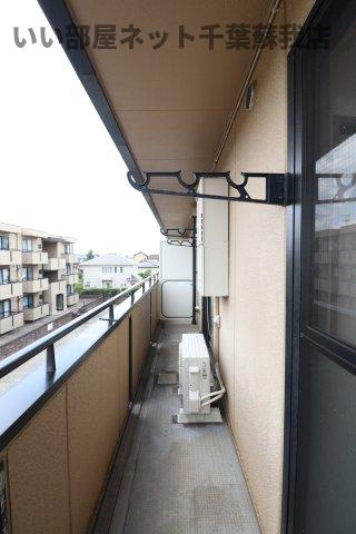 ランドウィン　五番館のバルコニー|洗濯物もよく乾きそうな、陽当たり良好なバルコニーです！