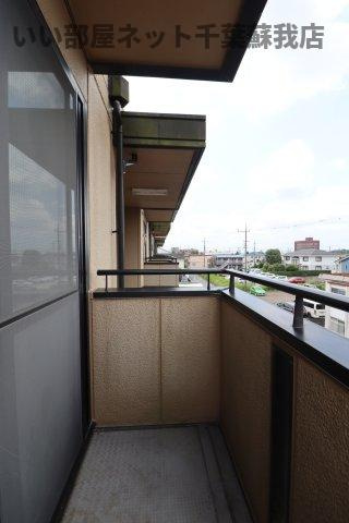 ランドウィン　五番館のバルコニー|バルコニー付きです