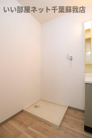 ランドウィン　五番館の洗面所|洗濯機置場