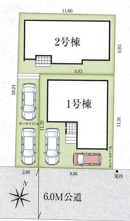 【区画図】 | グラファーレ千葉市中央区都町１丁目６期