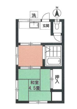 【間取り】 | さつきコーポ