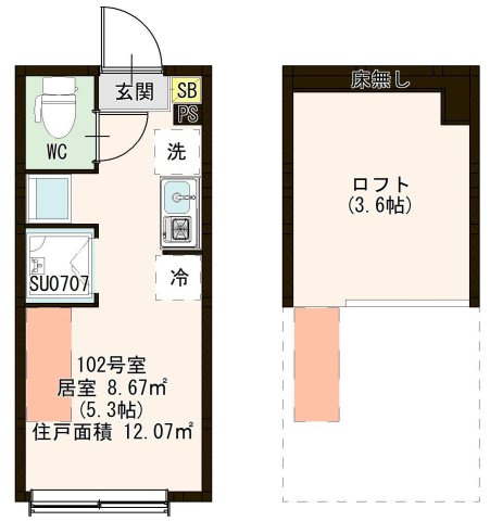 【間取り】 | ハーモニーテラス一之江