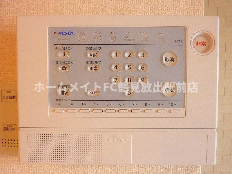東大阪市鴻池町２丁目のアパートのセキュリティ