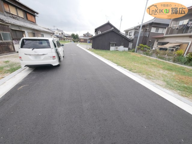 加古川市加古川町大野Ⅲ期（全4）土地1号地の前面道路含む現地写真