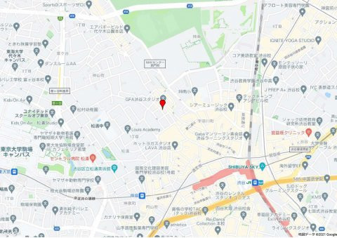 松濤サン・エルサビルの地図