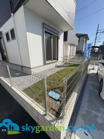 茅ヶ崎市柳島2期　新築戸建　全2棟2号棟の庭